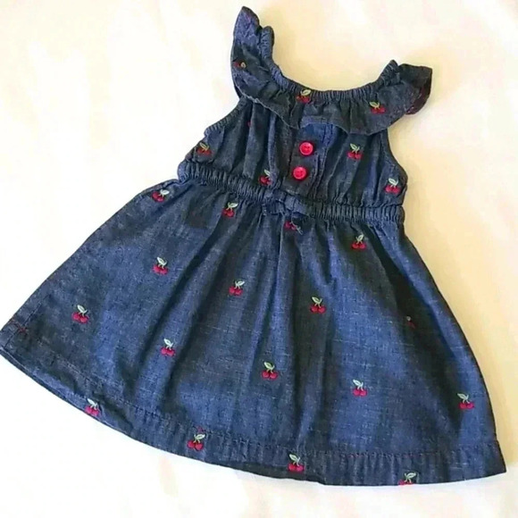 Gymboree Other - Cherry and Chambray Gymboree Dress